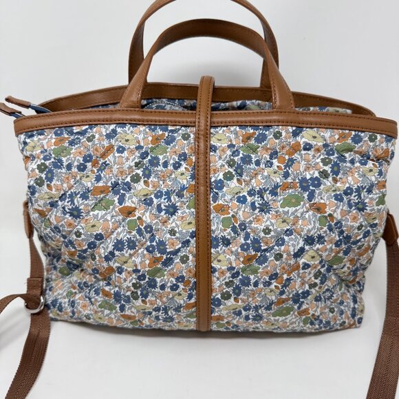 MZ Wallace Medium Astor Liberty Fabric Poppy Forest Floral Crossbody Handbag - Picture 4 of 9